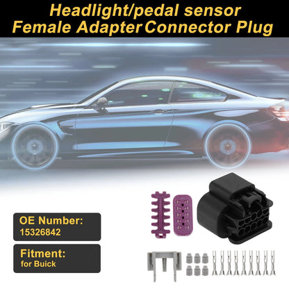Set 10-Pin Connector Plug for Buick Female Adapter
