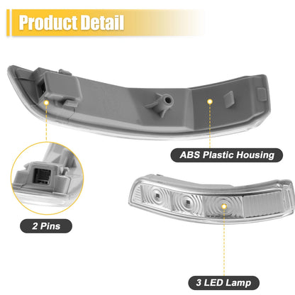 3 LED Front Left Side Mirror Turn Signal Light for Kia Sorento (2011-2020)