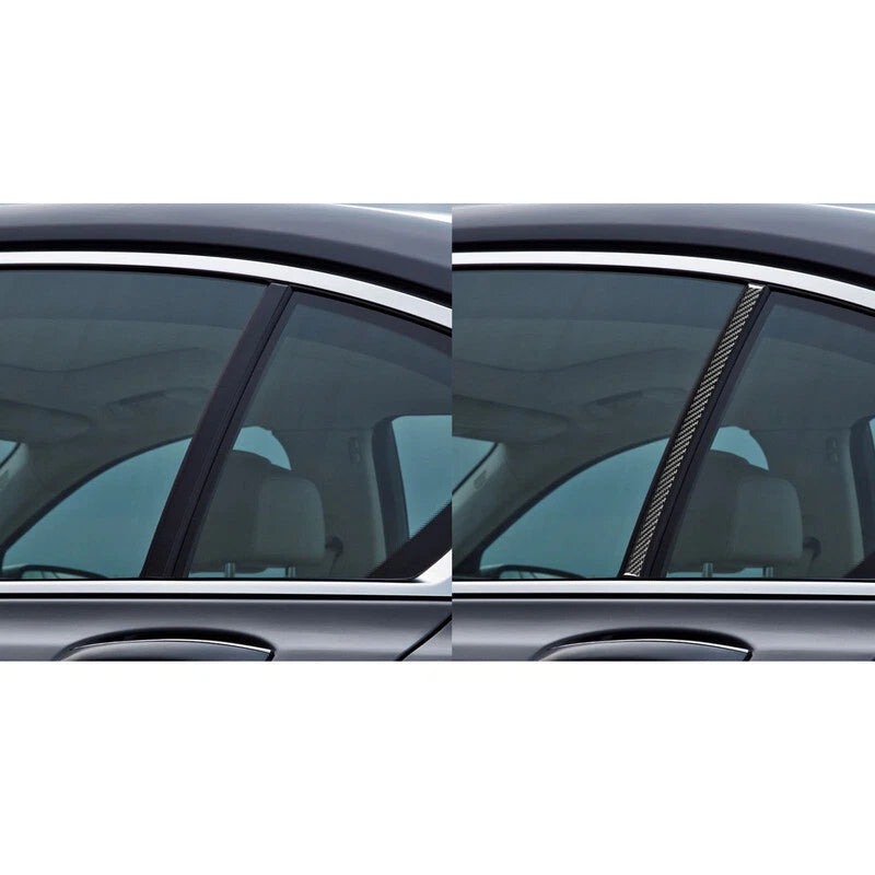 Soft Carbon Fiber A Pillar Panel Trim for BMW 7 Series G11 2016-2022