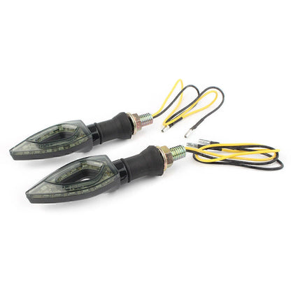 12V LED Amber Turn Signal Indicator Blinker Light for Universal Fit