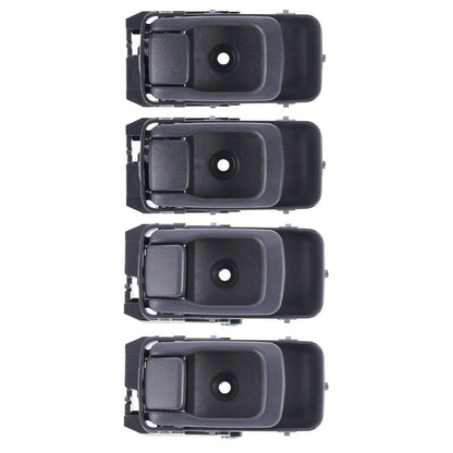 Door Handle Inner Set of 4 Grey Left+Right for Nissan Navara (1997–2015)