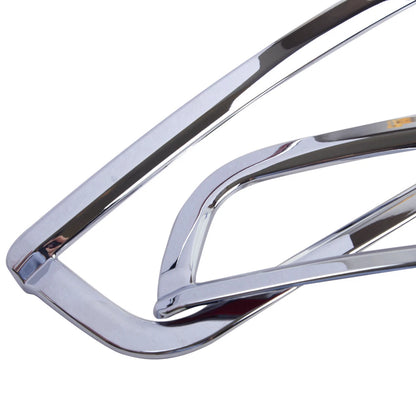 Silver Rear Tail Fog Light Covers for Mazda CX-5 (2017-2018)