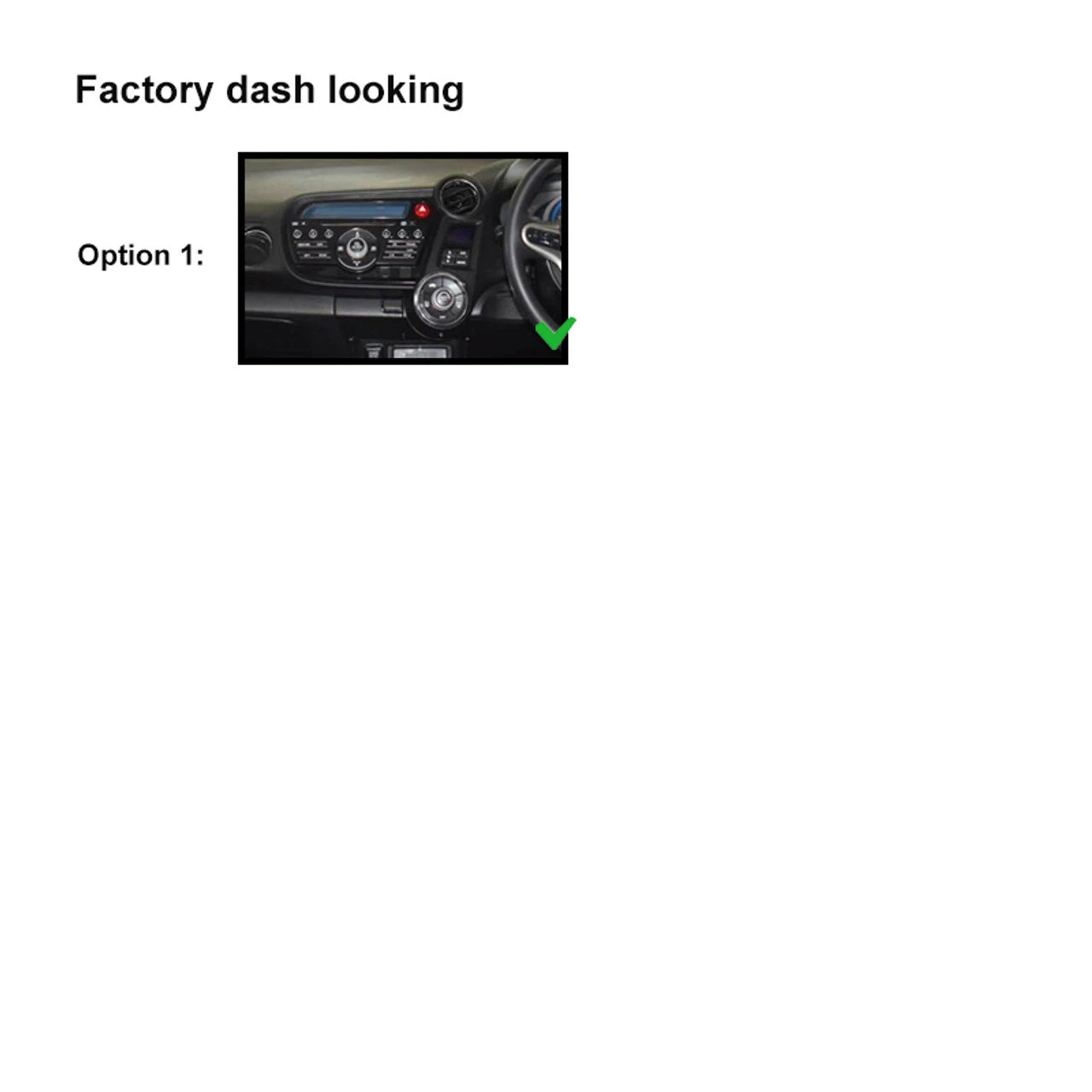 6-64GB Wireless Carplay Android Auto Head Unit for Honda Insight (2010-2013)