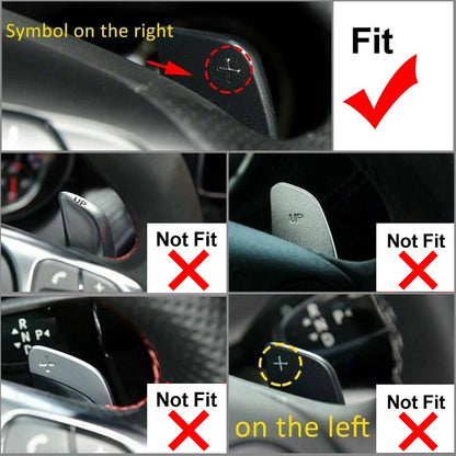 Steering Wheel Paddle Shifter Extensions for Benz A B C E M R S CLA CLS GLA