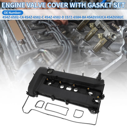 Engine Valve Cover for Ford Escape 2.3L (2005-2008) Black