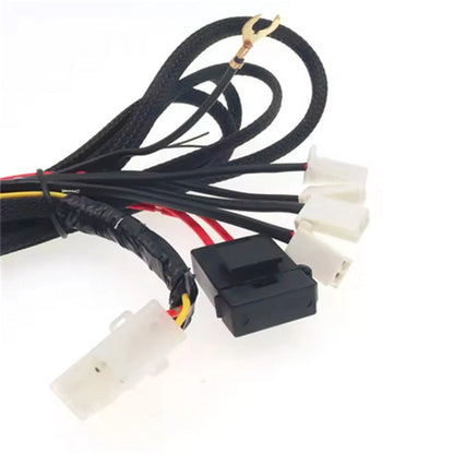 12V 15A Car Seat Heating Pad Switch Wiring Harness - 3 Level Adjustable