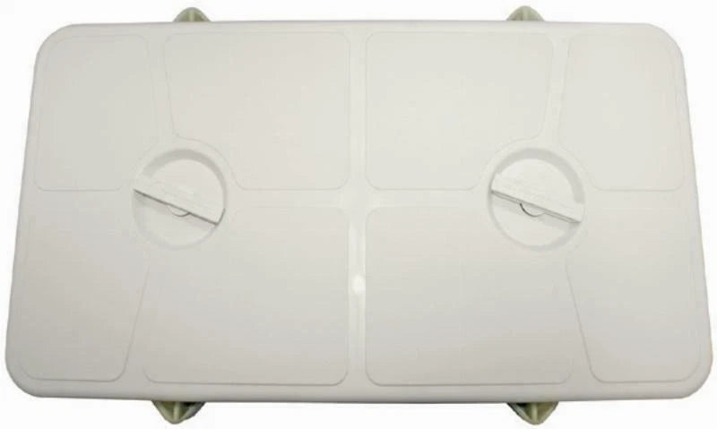 Waterproof Deck Plate - Rectangular 500mm x 250mm, Made in USA, White