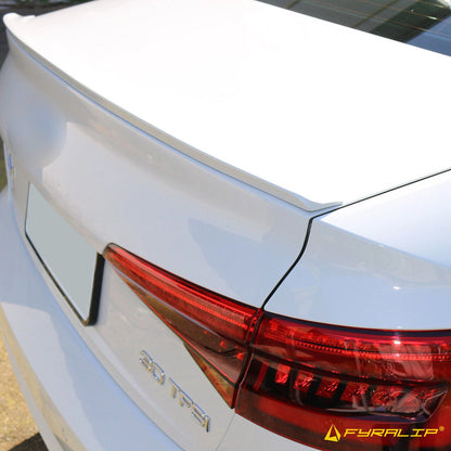 Black Boot Lip Spoiler for Audi A4 S4 RS4 B9 (2016-2023)
