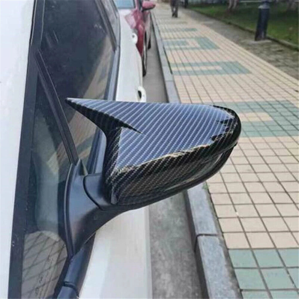 Carbon Fiber Look Rearview Side Mirror Covers for Kia Forte K3 (2013-2018)
