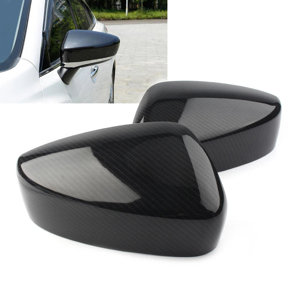 Carbon Fiber Rearview Mirror Cover Trim for Mazda 6 Atenza (2018-2024)