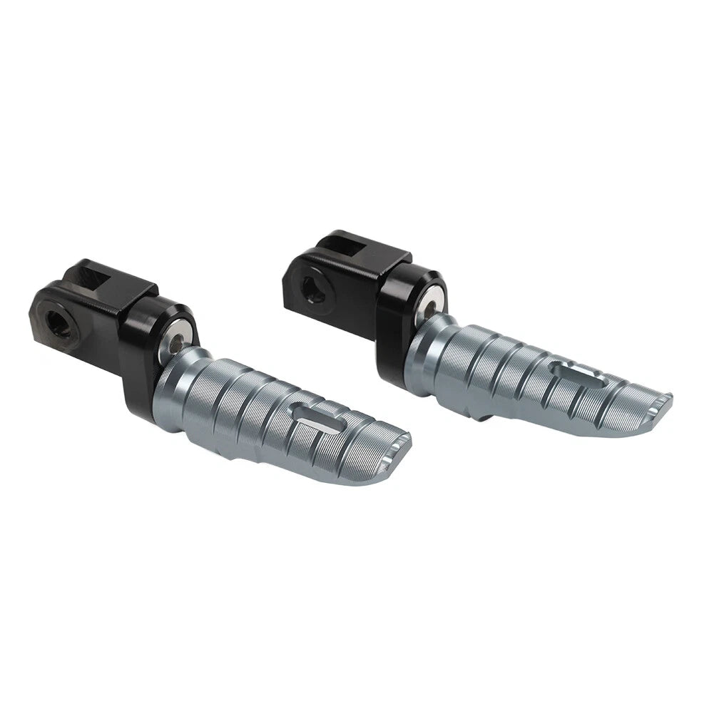Grey Front Footrests for Daytona 660, Speed Triple 1200 RR (2021-2024)