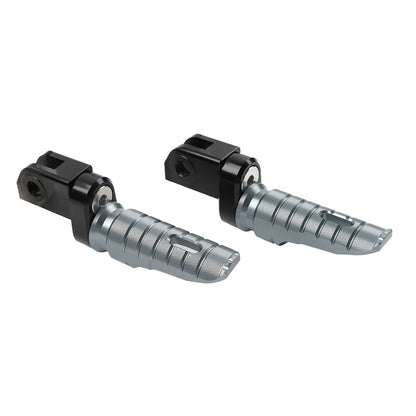 Grey Front Footrests for Daytona 660, Speed Triple 1200 RR (2021-2024)