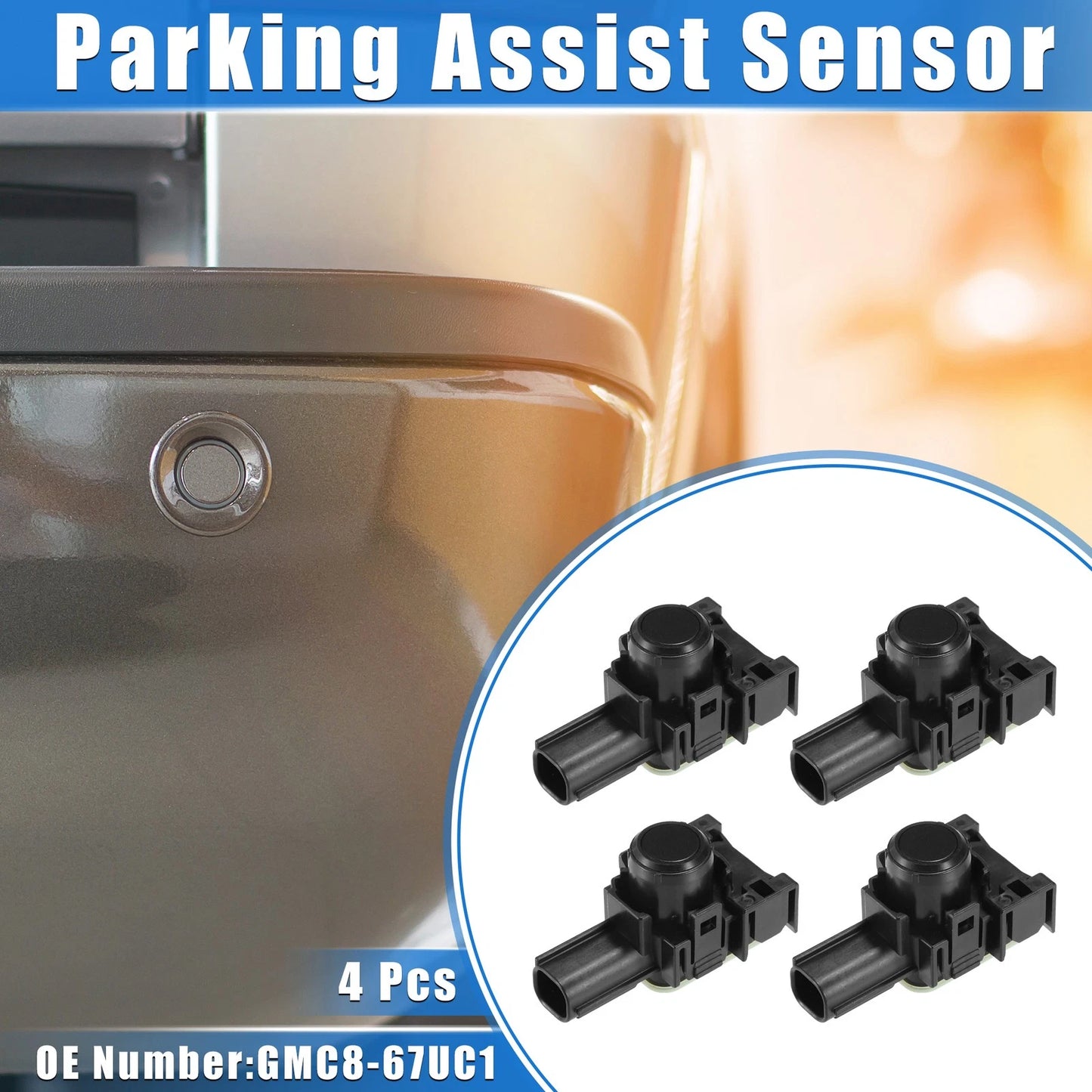 4pcs Rear Bumper Parking Assist Sensors for Mazda 6 (2018-2021)