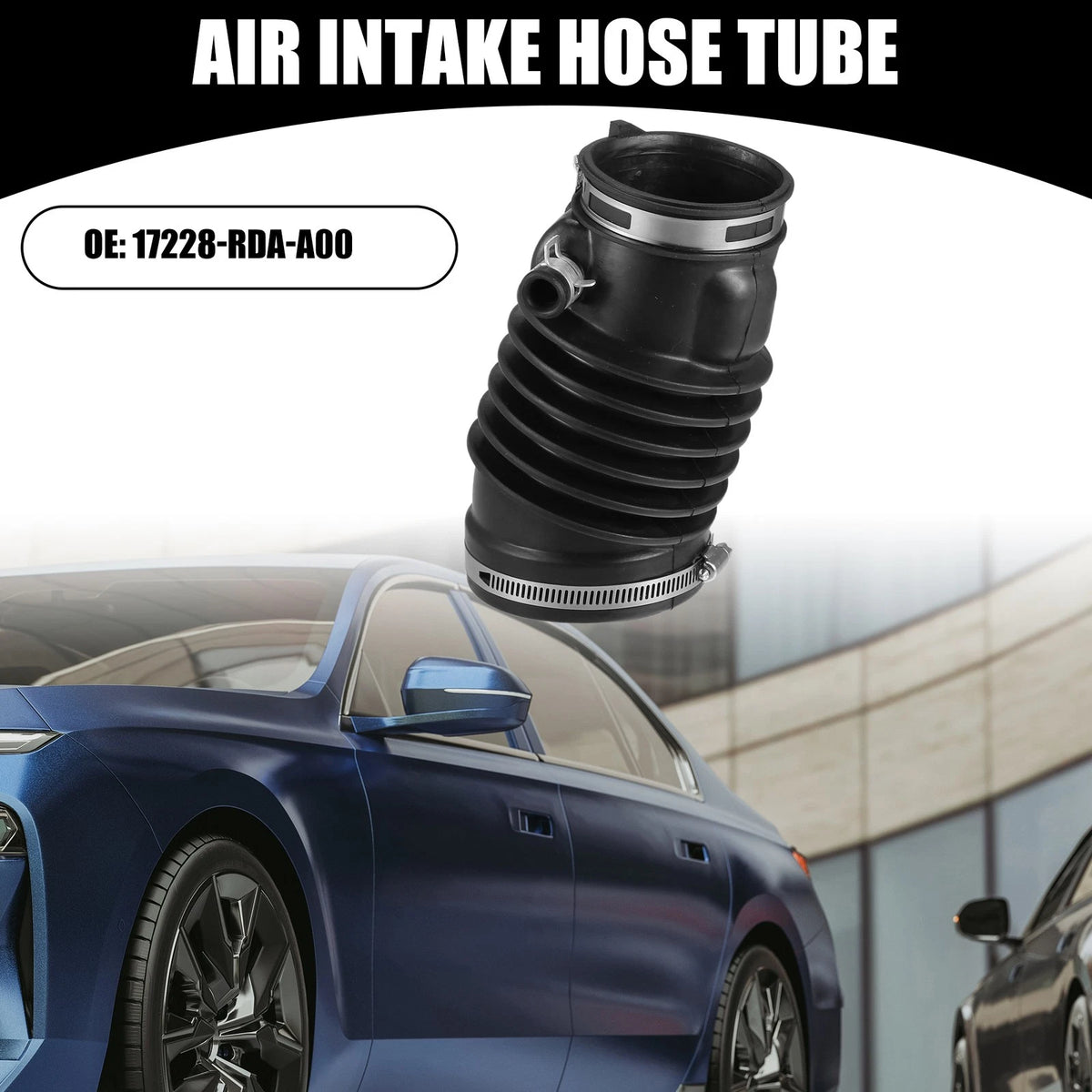Air Cleaner Intake Hose with Clamps for Acura TL (2007-2008)