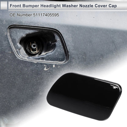 Bumper Headlight Washer Nozzle Cover for BMW 740i (1993-2001)