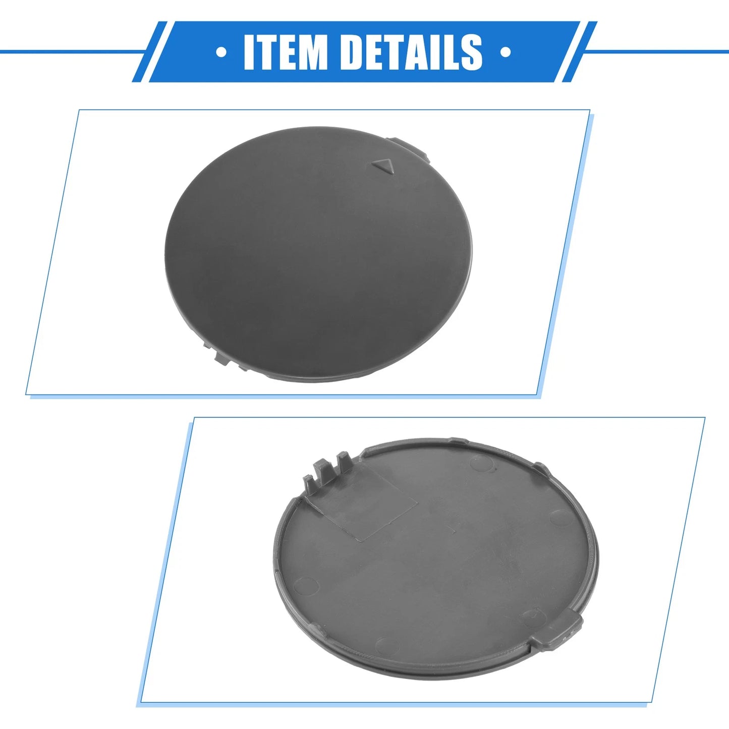 Front Right Tow Hook Cover for BMW X5 (2016-2018) Gray