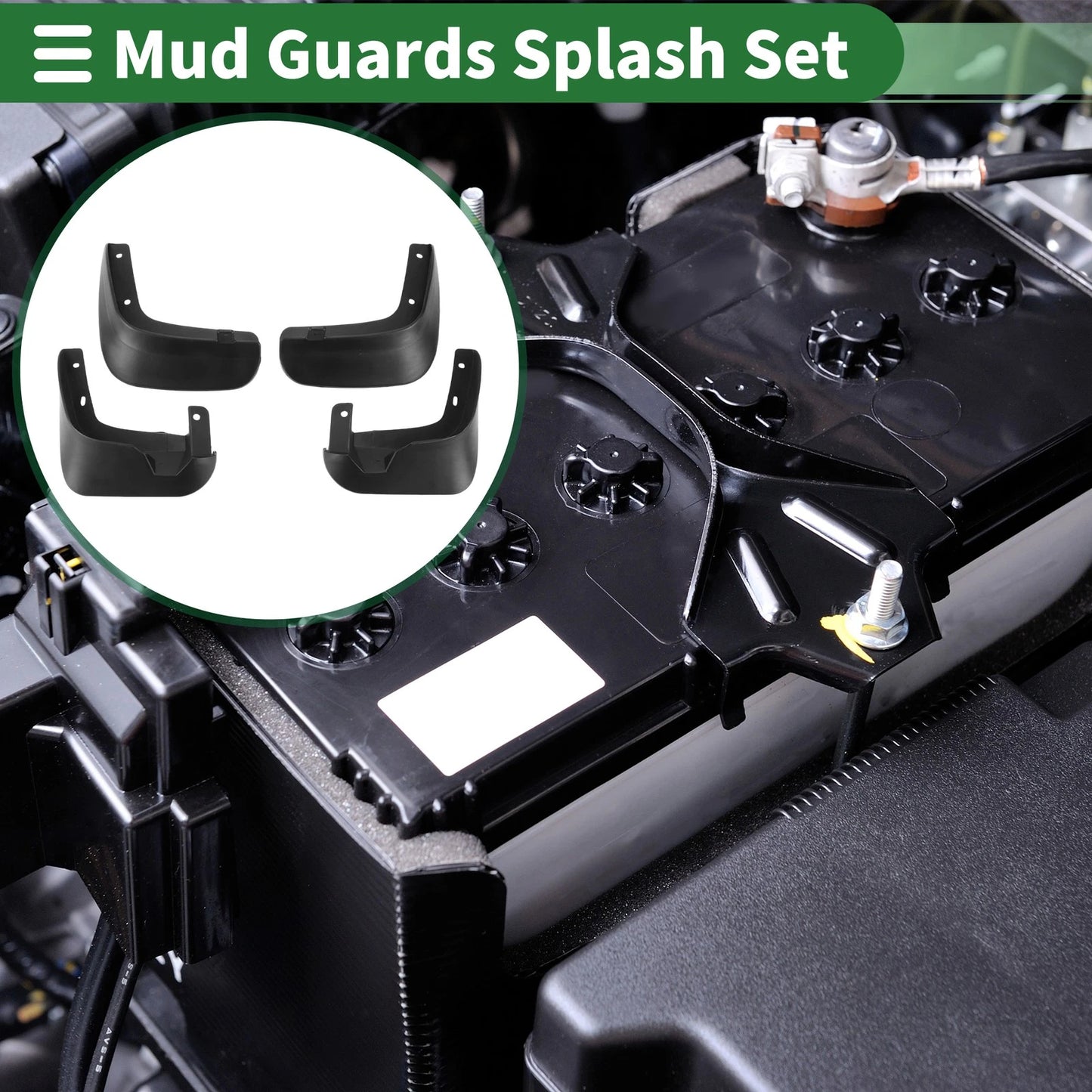 Mud Flaps Splash Guards for Chevrolet Lova (2006 - 2015)