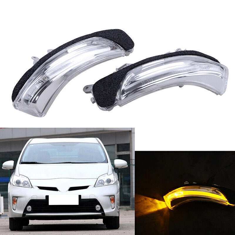 LH & RH Side Turn Signal Mirror Assembly for Toyota Prius Reiz (2009-2015)