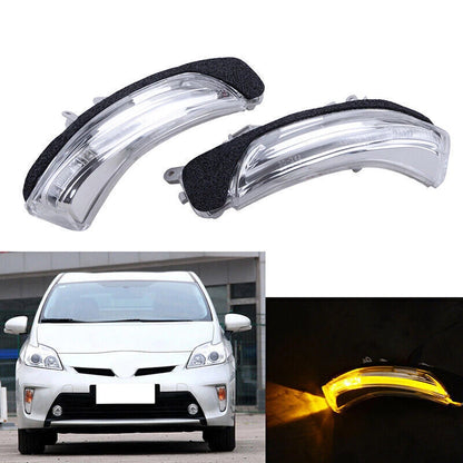 LH & RH Side Turn Signal Mirror Assembly for Toyota Prius Reiz (2009-2015)