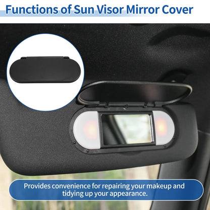Sun Visor Vanity Mirror Cover for Mini Cooper F55 F56 F60 (2015-2022)