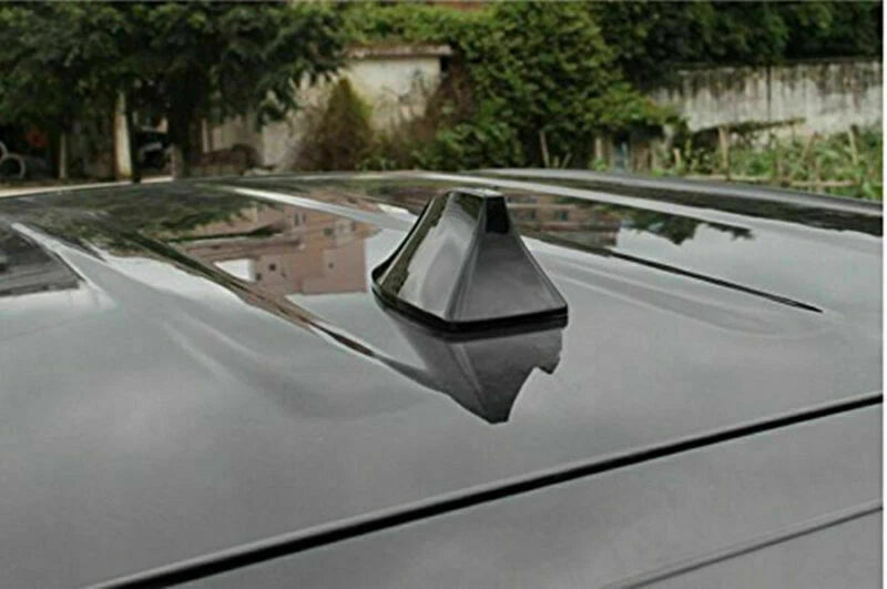 Black Universal Auto Car Roof Shark Fin Style AM/FM Antenna