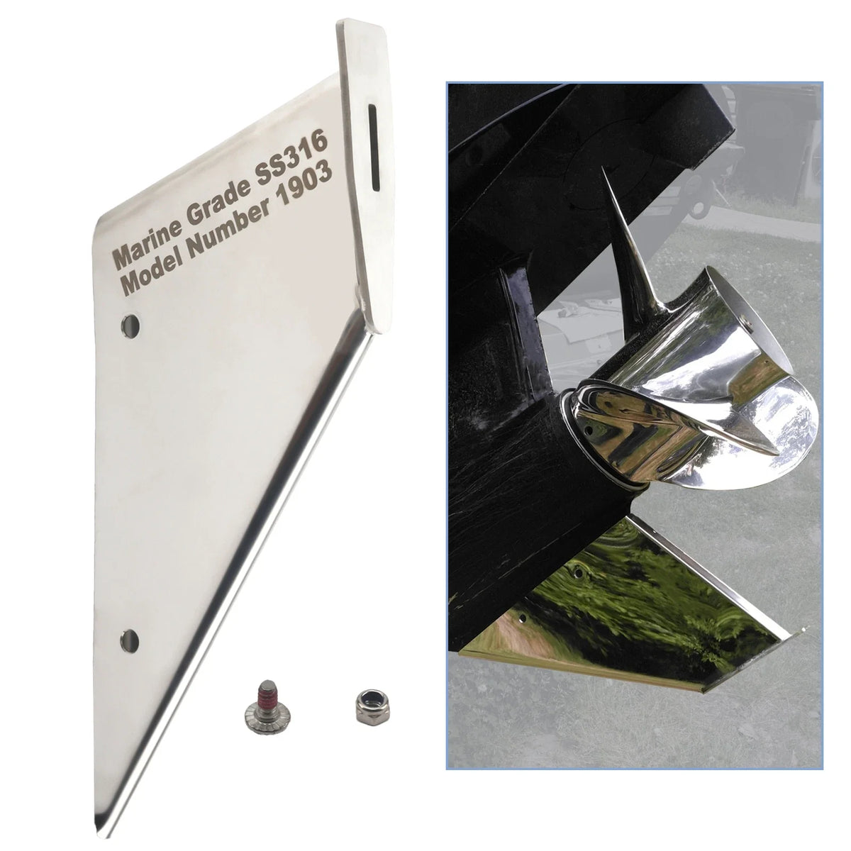 Skeg Guard Safe-Skeg Protector for Mercury Mariner 40/50/60HP & Johnson