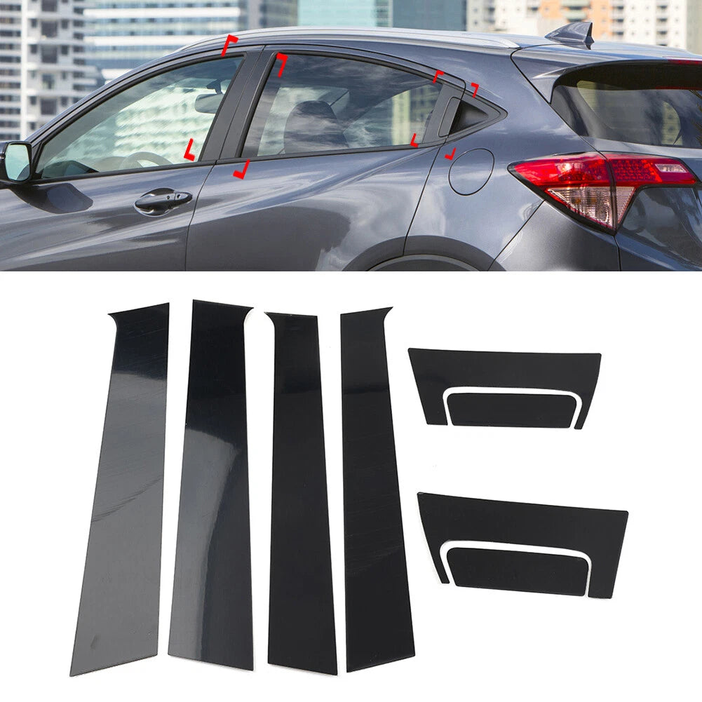 Pillar Post Door Window Cover Trim for Honda HR-V Vezel (2016-2023)