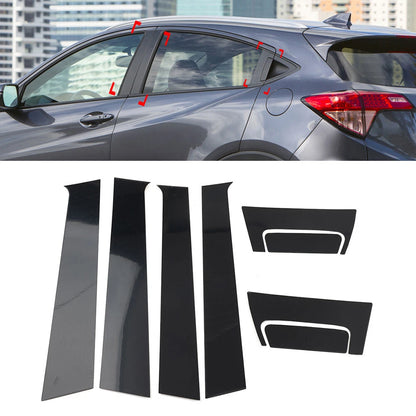Pillar Post Door Window Cover Trim for Honda HR-V Vezel (2016-2023)