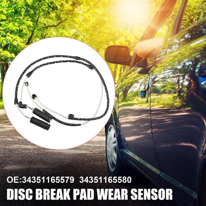 2 x Front Rear Disc Brake Pad Wear Sensors for BMW X5 (2000-2006)