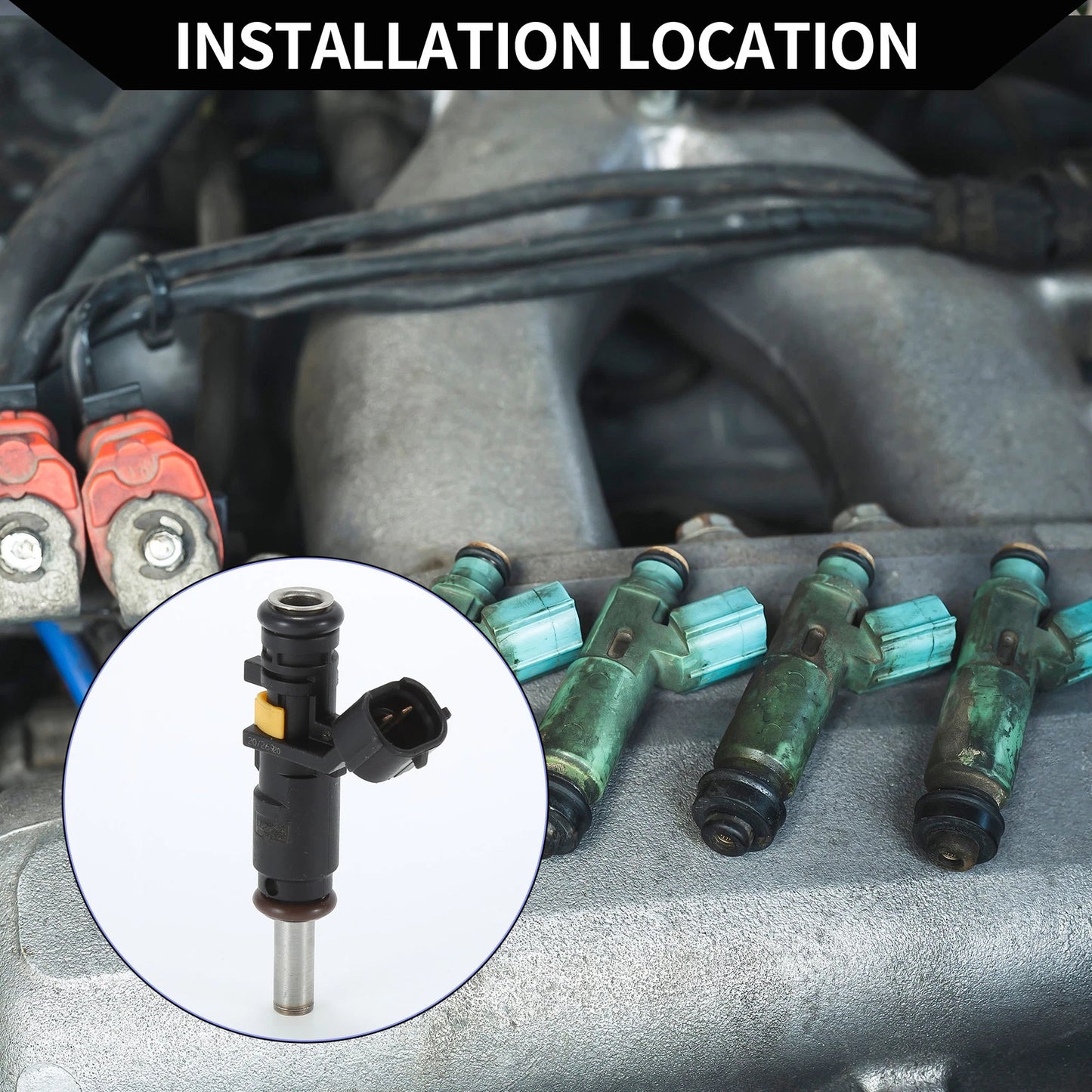 Fuel Injector for Mini Cooper R56 1.6 (2006-2013) - Black 1 Pc