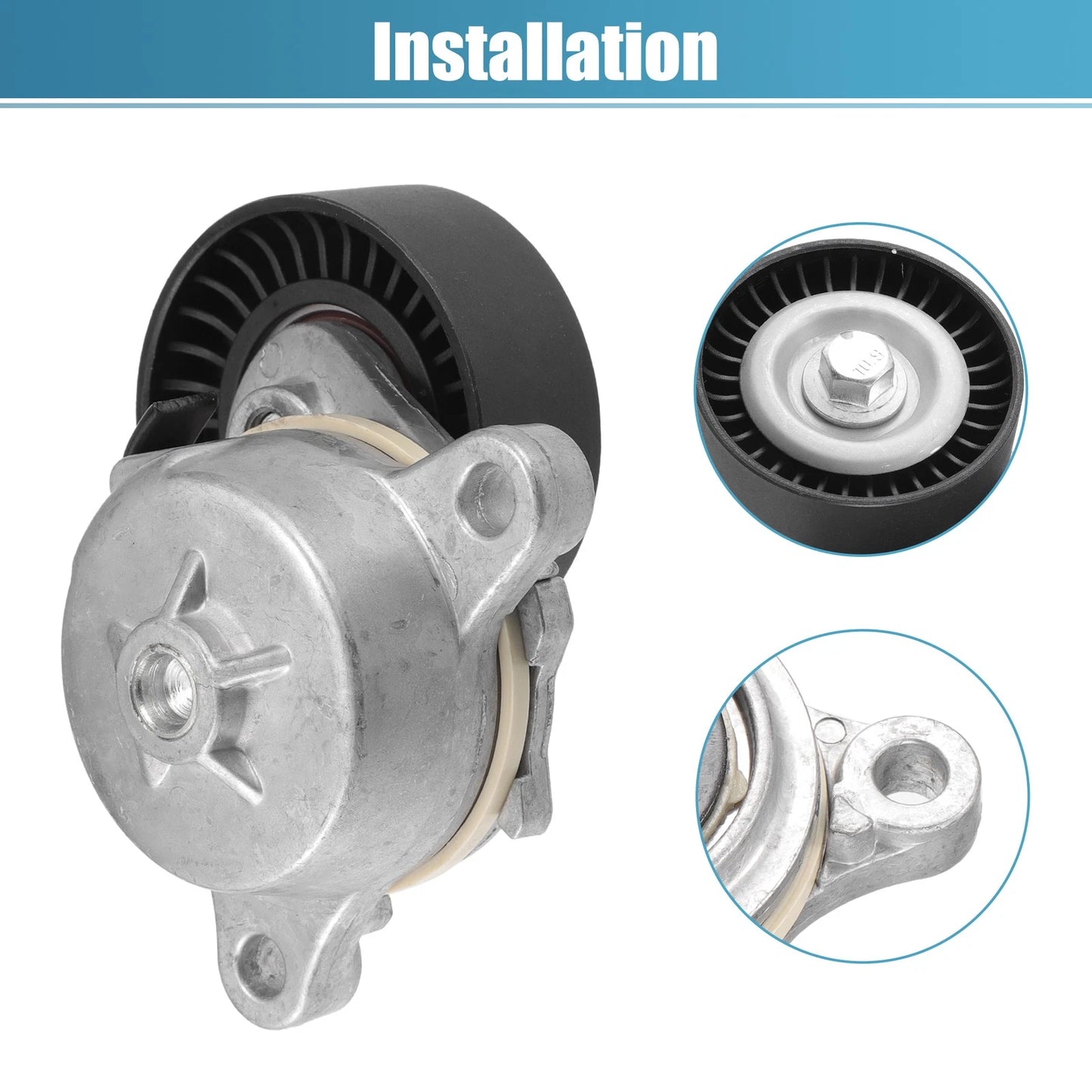 Belt Tensioner Pulley Assembly for Ford Expedition (2015-2023)