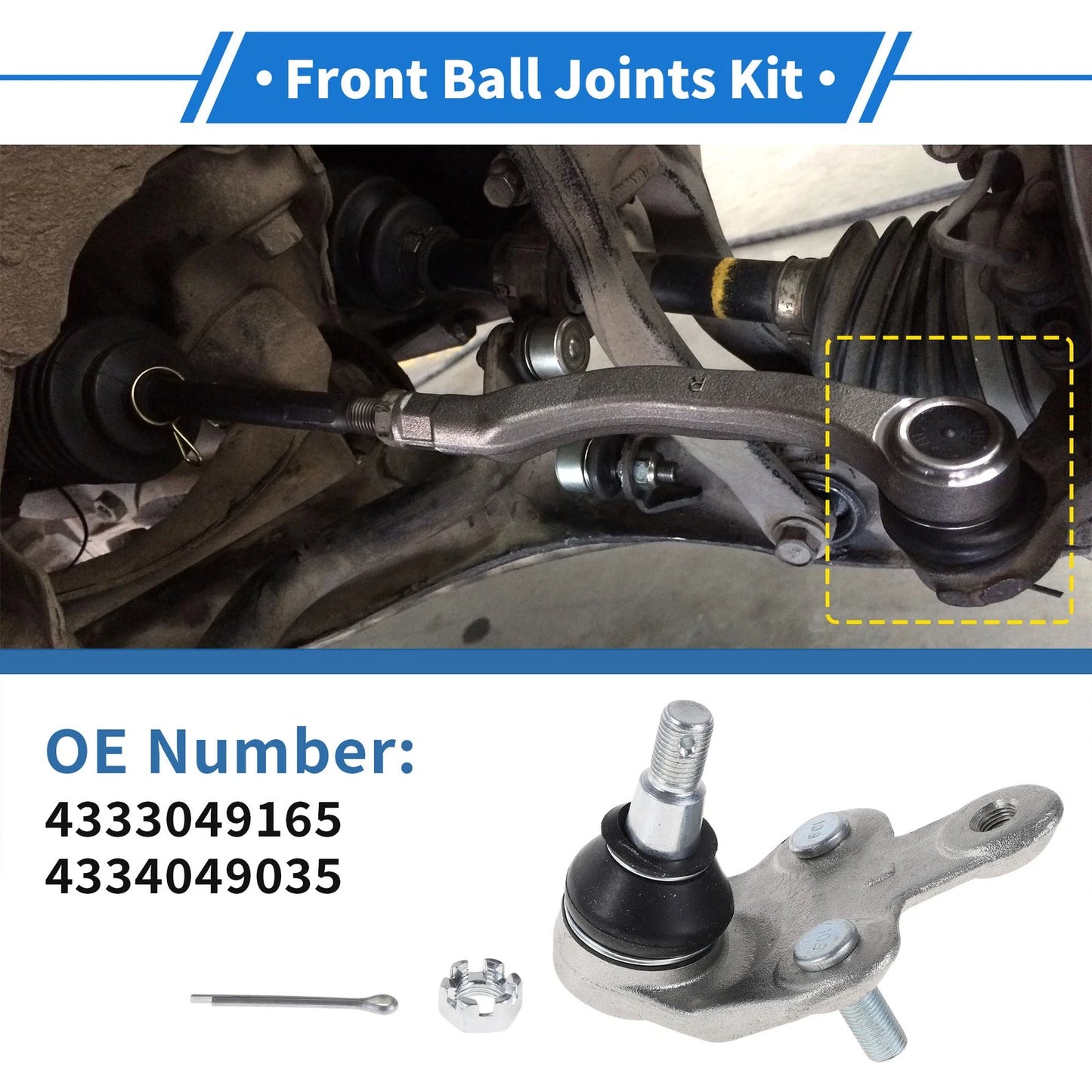 Front Lower Ball Joints  for Toyota Sienna (2010-2016)