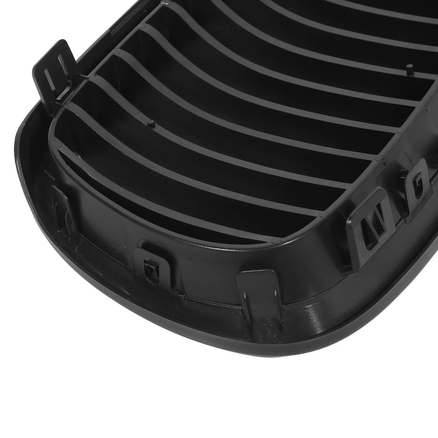 Front Kidney Grille Dual Slat for BMW E92 2006-2010 2 Door Matte Black