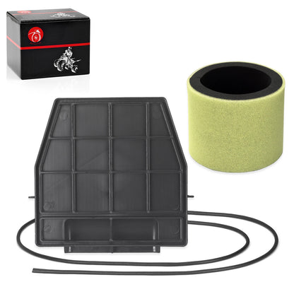 3 x Air Filter + Air Box Lid Cap + Seal for Kawasaki KLF250A (2003–2011)