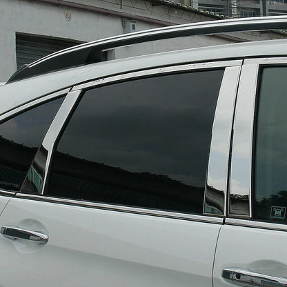 Chrome Pillar Post Stainless Trim Door Cover 6pcs for Honda CR-V (2012–2016)