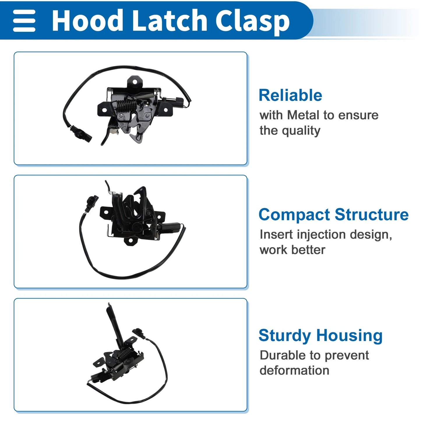 Hood Latch Assembly for Kia Soul (2020-2023)
