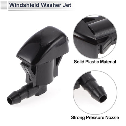 3 x Washer Nozzle & 3 Pcs Y Hose Connector for Toyota