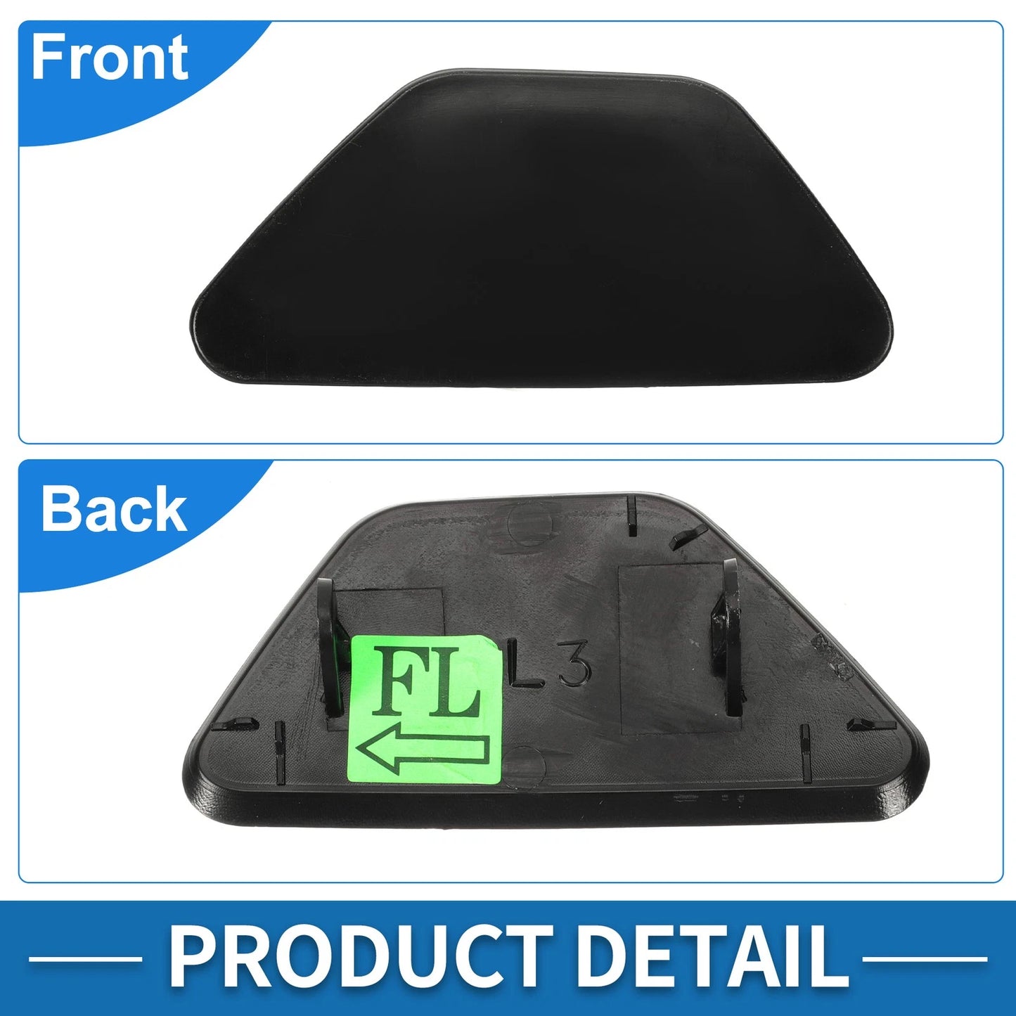 Front Left Washer Nozzle Cover for BMW 528i (2011-2016)