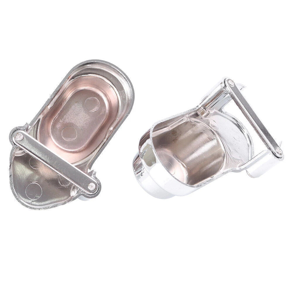 Chrome Rear Axle Cover Nut Bolt Caps Set for Harley Sportster 1200 883 (2005-2014)