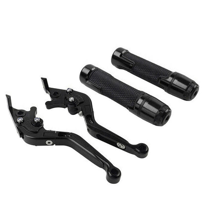 Black Brake Clutch Lever Grip Set for Yamaha FJR XJR 1300 (2001-2008)