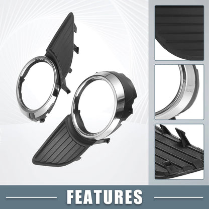 Left Right Fog Light Grille Covers for Toyota
