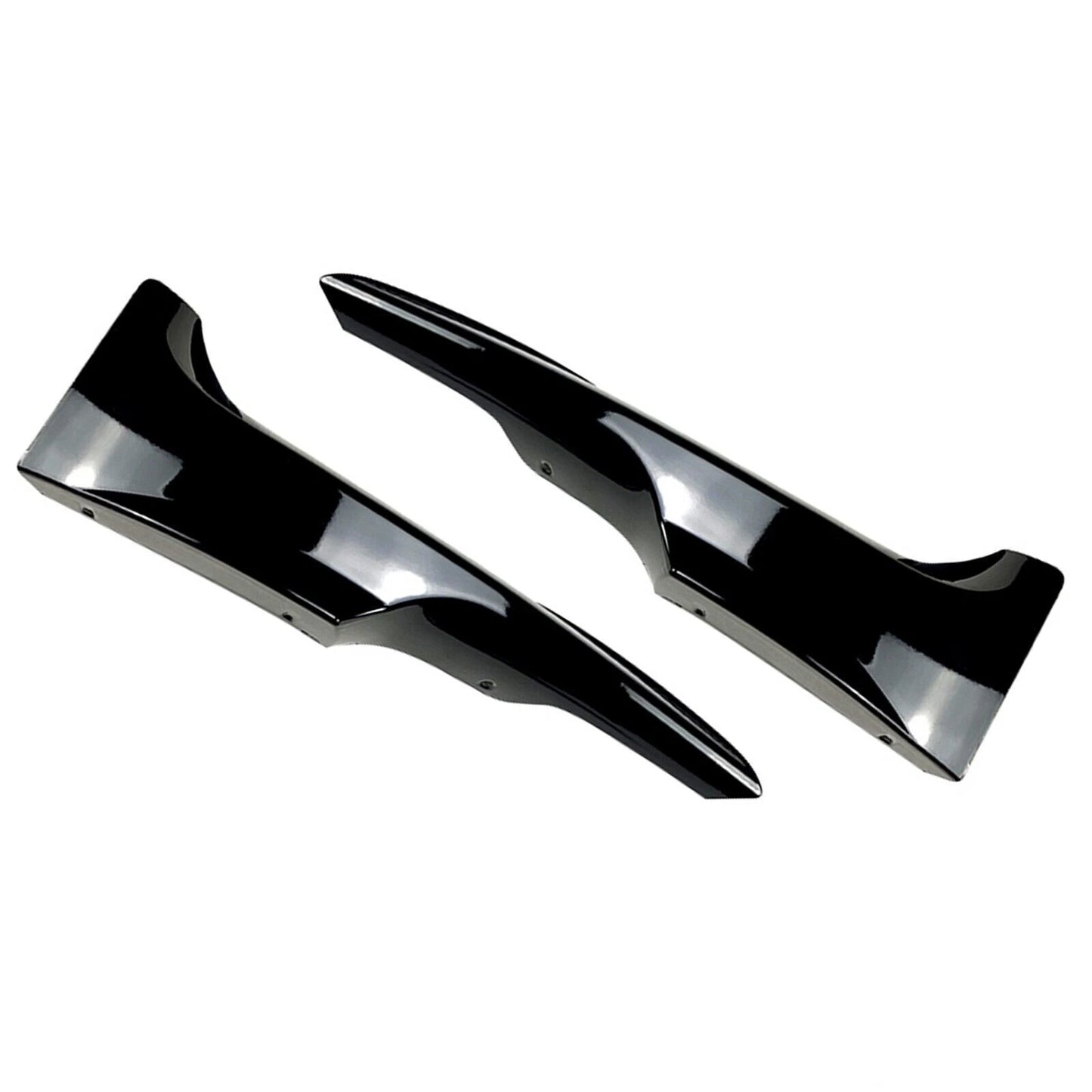 Gloss Black Front Bumper Side Splitter for BMW 3 Series E92 E93 (2006-2009)