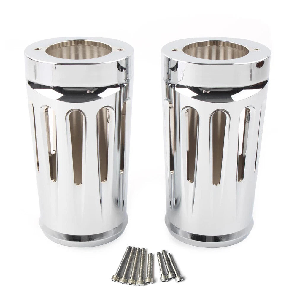 Chrome Fork Boot Slider Cover for Harley Touring Glide Trike (1986-2013)