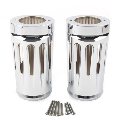 Chrome Fork Boot Slider Cover for Harley Touring Glide Trike (1986-2013)
