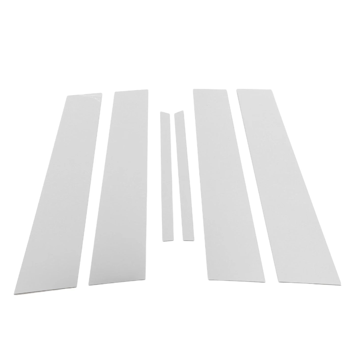 6 x Car Pillar Window Trim Covers for Toyota Camry (2006-2011) Chrome Silver