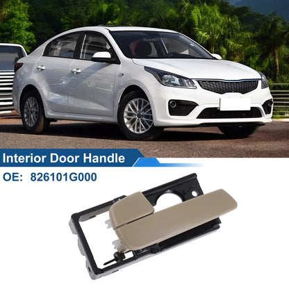 Front Passenger Side Door Handle for Kia Rio (2012-2017) Beige Black