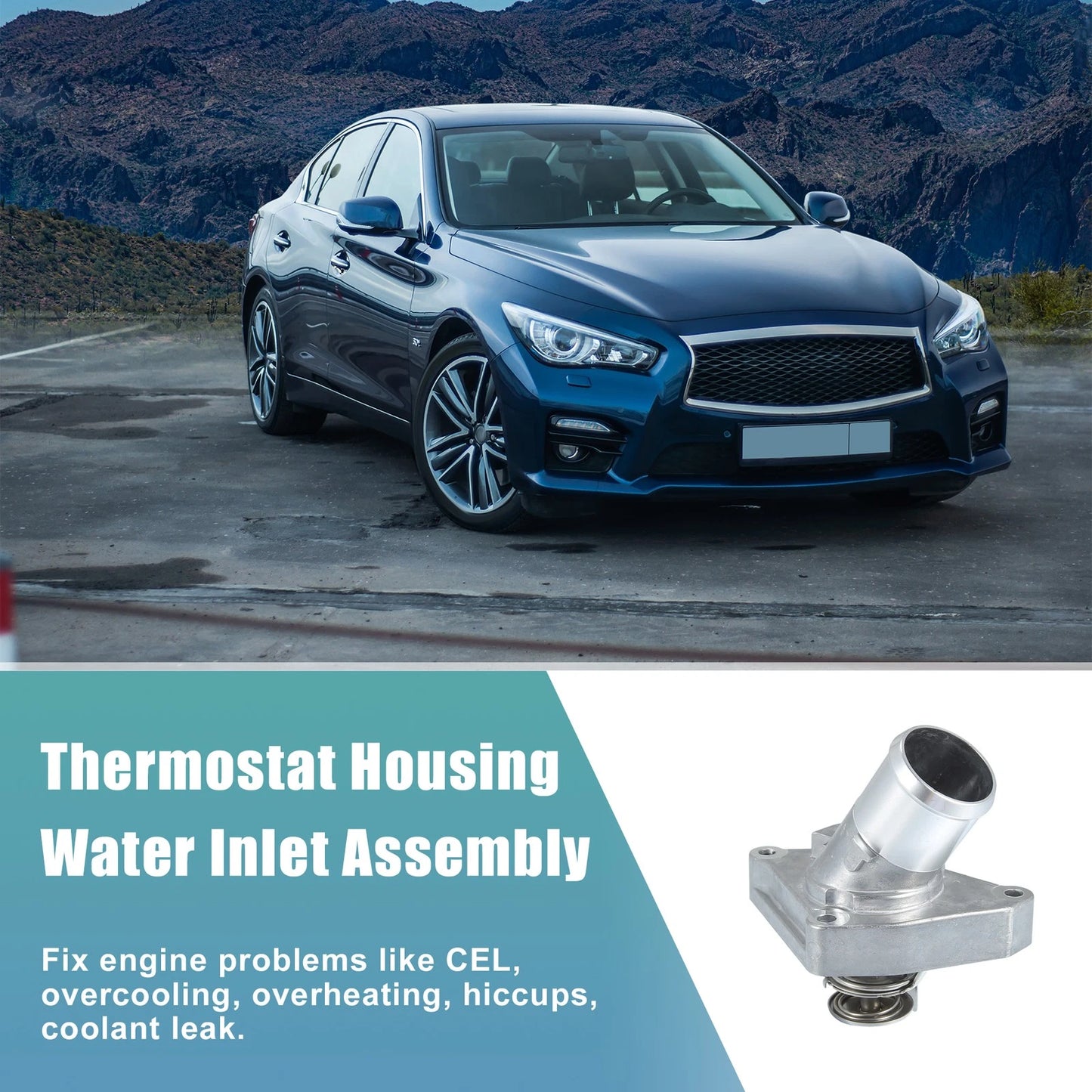 Engine Coolant Thermostat Housing for INFINITI EX37 (2013)