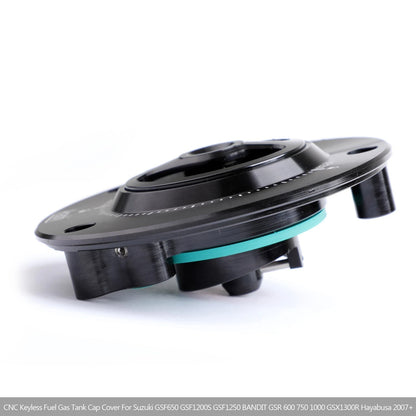 Keyless Fuel Gas Tank Cap Cover for Suzuki GSF650, GSF1200S (2007-2018)