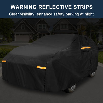 Waterproof Car Cover for Toyota Sienna (210D-PU, Black)