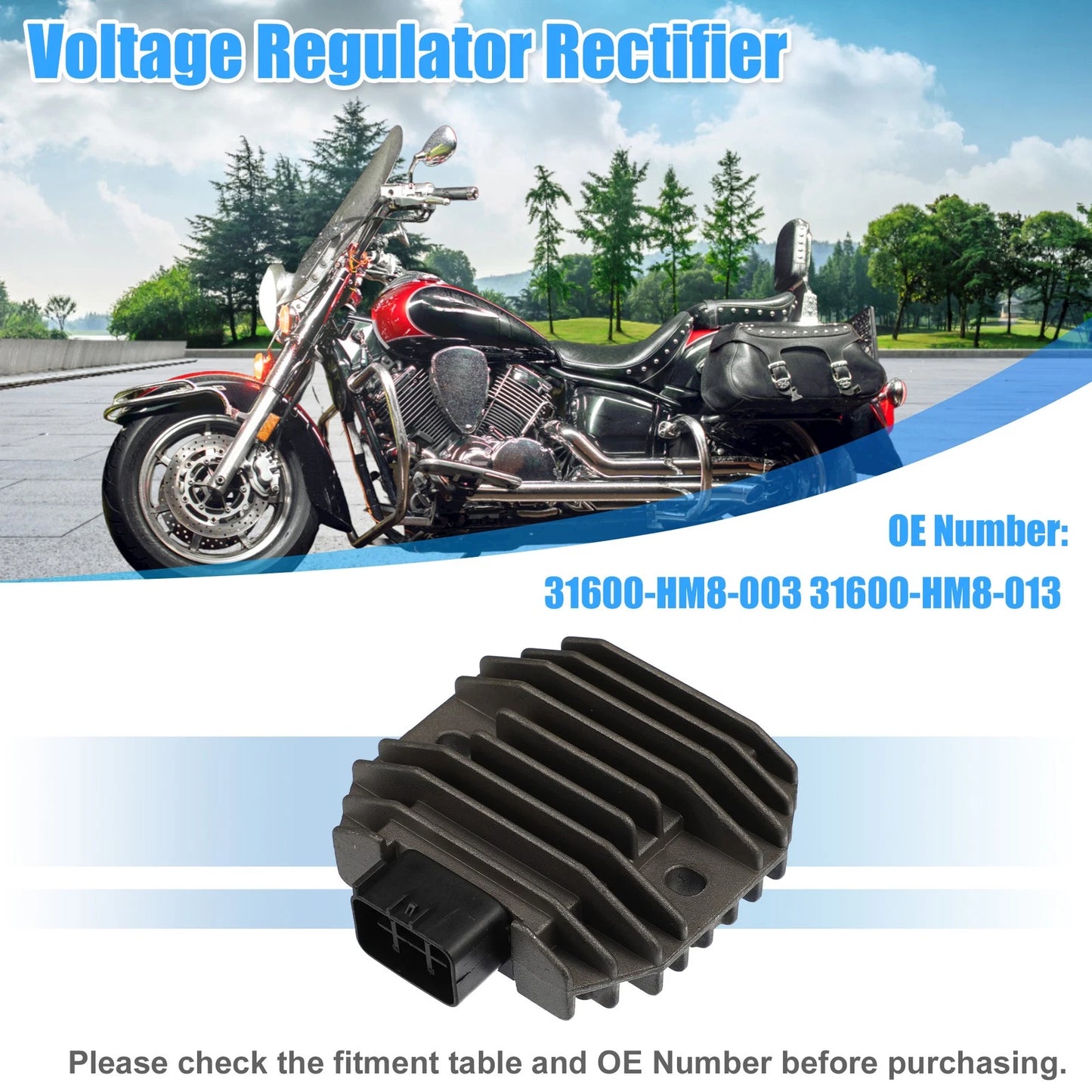 Voltage Regulator Rectifier for Yamaha